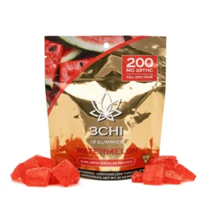 3Chi Delta 9 THC Gummies – Watermelon (200 mg Total Delta 9 THC)