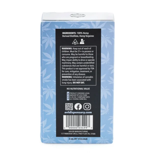 Asheville-Dispensary-3-gram-THCa-Disposable-Vape-Fruit-box-back.webp Asheville Dispensary 3 gram THCa Disposable Vape – Fruit