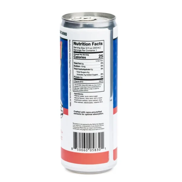 Asheville-Dispensary-Kava-Kava-Seltzer-Watermelon-Lions-Mane-Can-Side.webp Asheville Dispensary Kava & Blue Lotus Seltzer 4-Pack – Social Fly