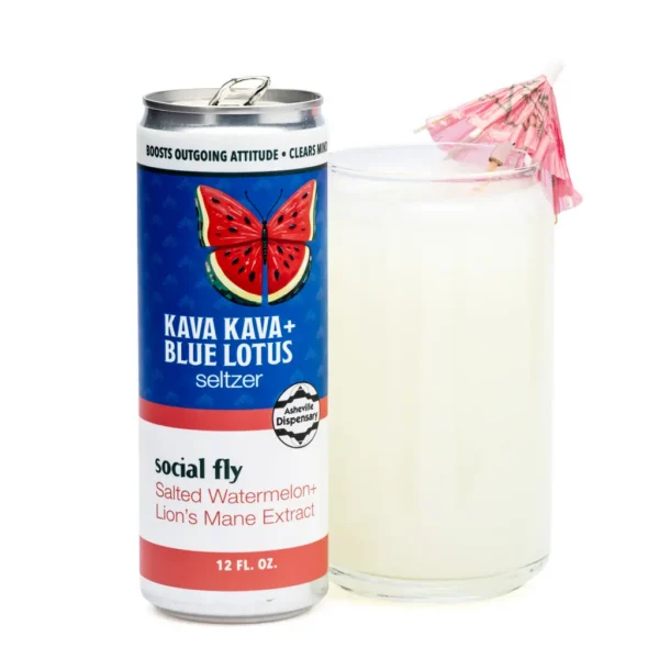 Asheville-Dispensary-Kava-Kava-Seltzer-Watermelon-Lions-Mane-Combo.webp Asheville Dispensary Kava & Blue Lotus Seltzer 4-Pack – Social Fly