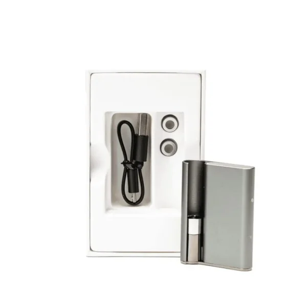 CCELL-Palm-Vape-Battery-Kit-E28093-Gray-Combo.webp CCELL Palm Vape Battery – Gray