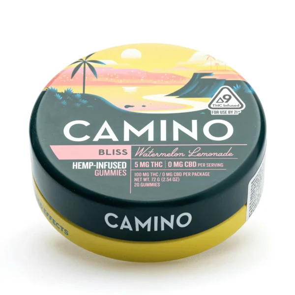 Camino Delta 9 THC Bliss Gummies – Watermelon Lemonade