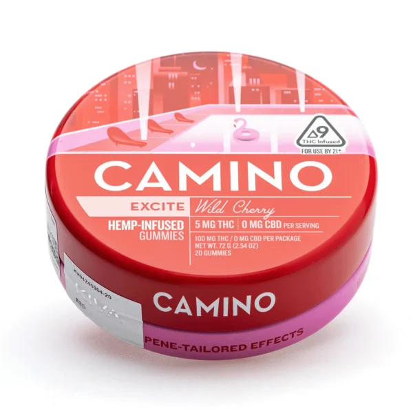 Camino Delta 9 THC Excite Gummies – Wild Cherry