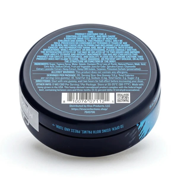 Camino Delta 9 THC and CBN Sleep Gummies – Midnight Blueberry