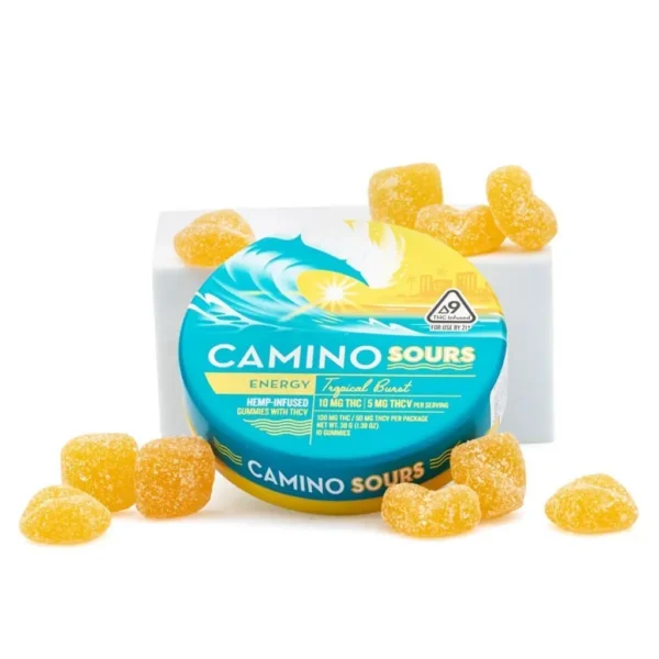 Camino-Sours-Delta-9-THC-and-THCv-Energy-Gummies-Tropical-Burst-Combo.webp Camino Sours Delta 9 THC and THCv Energy Gummies – Tropical Burst
