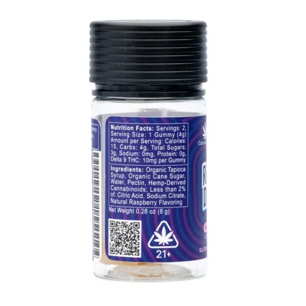 CannaBuddy Delta 9 THC Gummies – Razz Dazzle