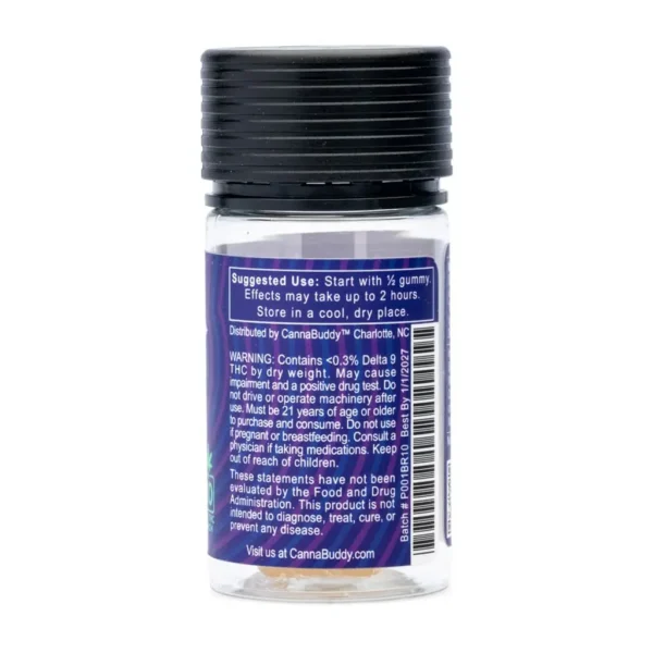 CannaBuddy Delta 9 THC Gummies – Razz Dazzle