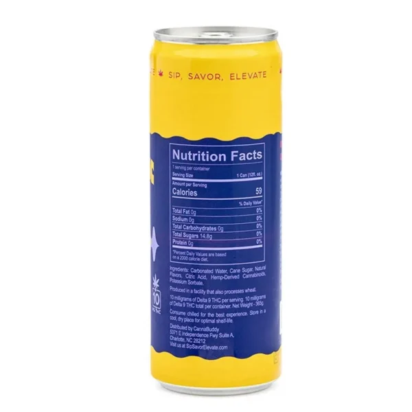 CannaBuddy Delta 9 THC Seltzer – Harmonic Zest