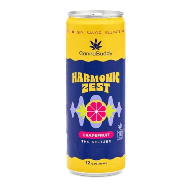 CannaBuddy Delta 9 THC Seltzer – Harmonic Zest