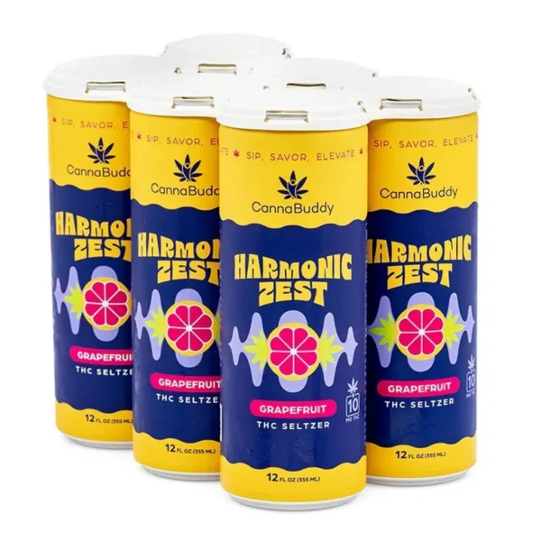 CannaBuddy Delta 9 THC Seltzer – Harmonic Zest