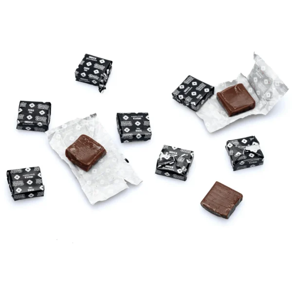 Cheeba Chews Delta 9 Chocolate Taffy – Indica (100 mg Delta 9 THC Total)