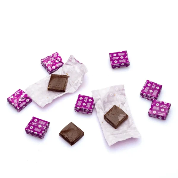 Cheeba-Chews-Delta-9-and-CBN-Chocolate-Taffy-Sleepy-Chew-50-mg-Total-Cannabinoids-pile.webp Cheeba Chews Delta 9 and CBN Chocolate Taffy – Sleepy Chew (50 mg Total Cannabinoids)