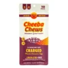 Cheeba Chews Delta 9 and THCv Mocha Chocolate Taffy – Charged (50 mg Total Cannabinoids)