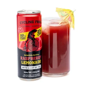 Cycling Frog High Potency THC + CBD Seltzer 4 Pack – Raspberry Lemonade