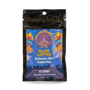 Dreamer Shrooms Blue Lotus Extract Capsules – 15 Count