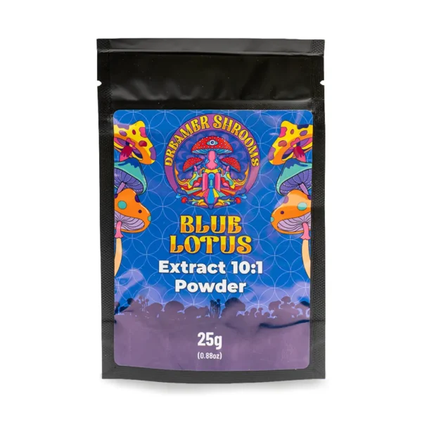 Dreamer-Shrooms-Blue-Lotus-Extract-Powder-25-Grams-Front.webp Dreamer Shrooms Blue Lotus Extract Powder – 25 Grams