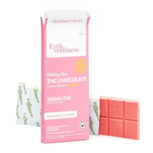 Erth Wellness Delta 9 THC Live Resin Chocolate Bar – Wedding Cake Hybrid