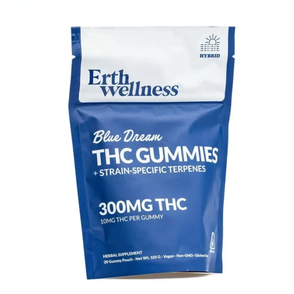 Erth Wellness Delta 9 THC Gummies – Blue Dream