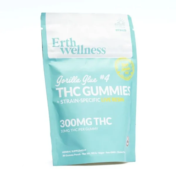 Erth Wellness Delta 9 THC Live Resin Gummies – GG#4