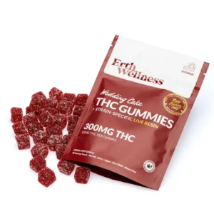 Erth Wellness Delta 9 THC Live Resin Gummies – Wedding Cake