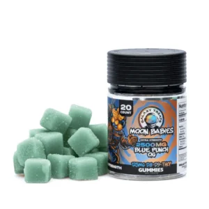 Galaxy Treats Delta 8 / Delta 9 / THCP Gummies – Blue Punch OG (2180 mg Delta 8 THC + 260 mg Delta 9 THC + 20 mg THCP Total)