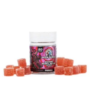 Galaxy Treats Moon Babies Delta 9 THC Gummies – Berry Melon Lifter (200 mg Total Delta 9 THC + 200 mg Total CBD)