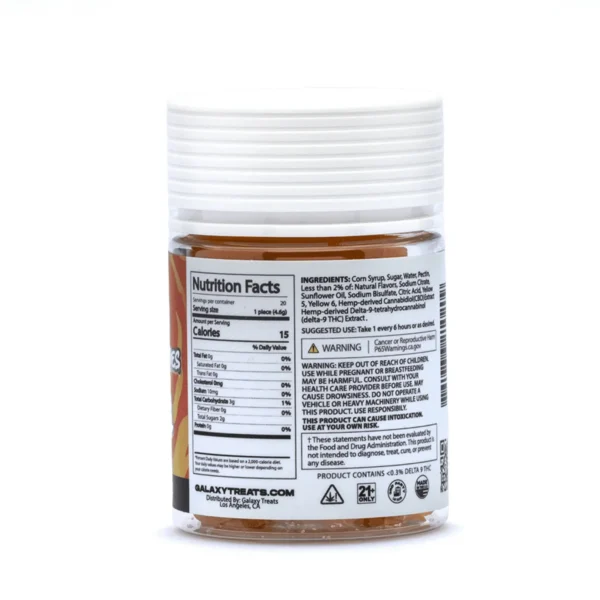 Galaxy-Treats-Moon-Babies-Delta-9-THC-Gummies-E28093-Tropical-Kush-200-mg-Total-Delta-9-THC-280-mg-jar-back.webp Galaxy Treats Moon Babies Delta 9 THC Gummies – Tropical Kush (200 mg Total Delta 9 THC + 200 mg Total CBD)