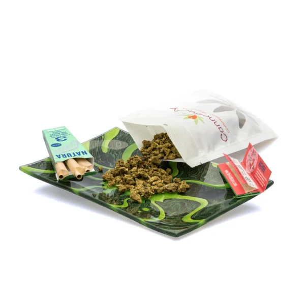 HHC-Flower-Shake-Tray.webp HHC Flower Shake – 14 grams