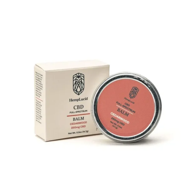 HempLucid-Full-Spectrum-Balm-Cedarwood-Combo.webp Hemplucid Full-Spectrum CBD Body Balm – Cedarwood (250 mg CBD)