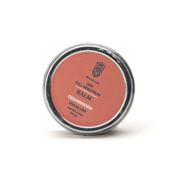 HempLucid-Full-Spectrum-Balm-Cedarwood-Product-Lid.webp Hemplucid Full-Spectrum CBD Body Balm – Cedarwood (250 mg CBD)