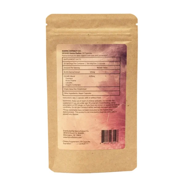 Kanna Extract Co. Kanna Capsules – Desire