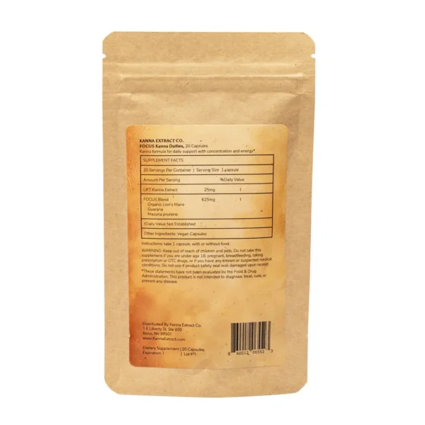Kanna Extract Co. Kanna Capsules – Focus
