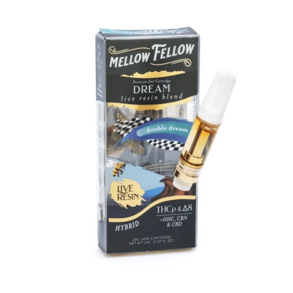 Mellow Fellow Dream Blend Live Resin Vape Cartridge – Double Dream