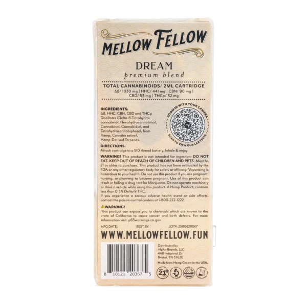 Mellow-Fellow-Dalis-Dream-Blend-Vape-Cartridge-Phantom-OG-box-back.webp Mellow Fellow Dream Blend Vape Cartridge – Phantom OG
