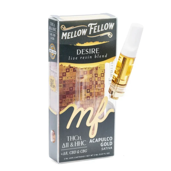 Mellow-Fellow-Desire-Blend-Live-Resin-Vape-Cartridge-Acapulco-Gold-Combo.webp Mellow Fellow Desire Blend Live Resin Vape Cartridge – Acapulco Gold