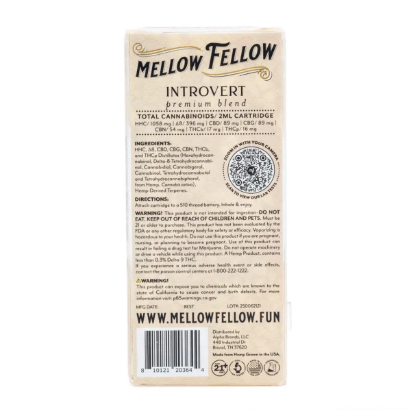 Mellow-Fellow-Introvert-Blend-Vape-Cartridge-Gods-Gift-box-back.webp Mellow Fellow Introvert Blend Vape Cartridge – God’s Gift