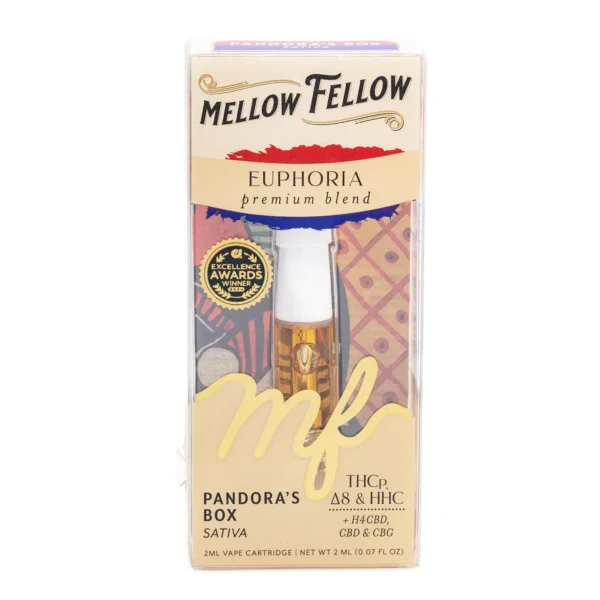 Mellow-Fellow-Picassos-Euphoria-Blend-Vape-Cartridge-Pandoras-Box-Box-Front.webp Mellow Fellow Euphoria Blend Vape Cartridge – Pandora’s Box