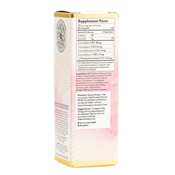 Mellow Fellow Wellness Tincture – Happy Blend – Berry (2000 mg Total Cannabinoids)