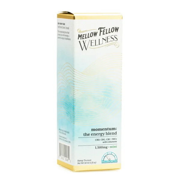 Mellow Fellow Wellness Tincture – Energy Blend – Mint (1500 mg Total Cannabinoids)