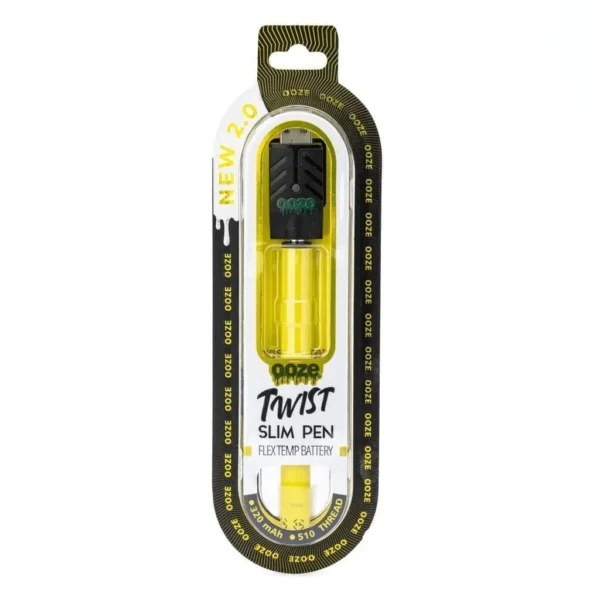 Ooze Slim Twist Pen 2.0 Vape Battery – Mellow Yellow