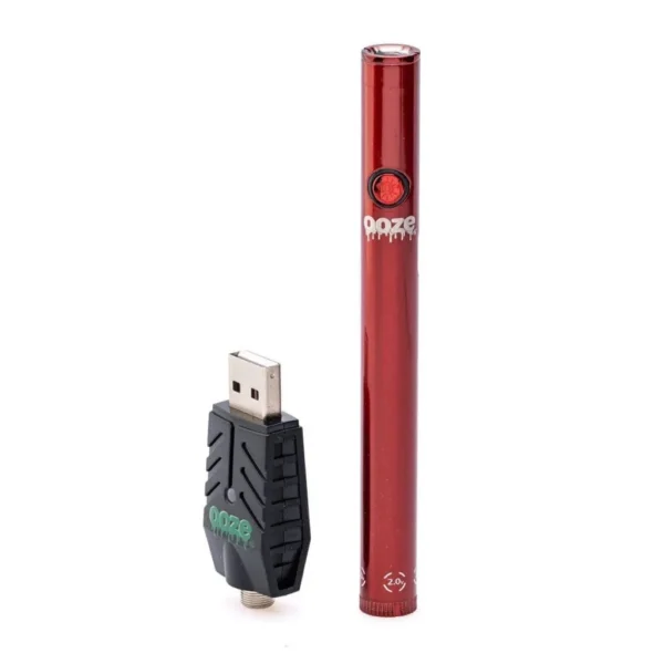 Ooze-Slim-Twist-Pen-2.0-Vape-Battery-E28093-Ruby-Red-Product.webp Ooze Slim Twist Pen 2.0 Vape Battery – Ruby Red