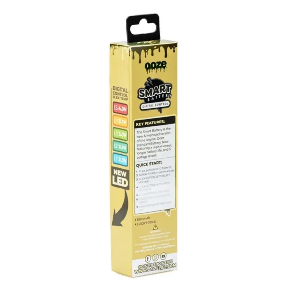 Ooze Smart Battery Vape Pen – Lucky Gold
