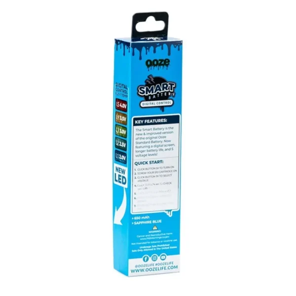Ooze Smart Battery Vape Pen – Sapphire Blue