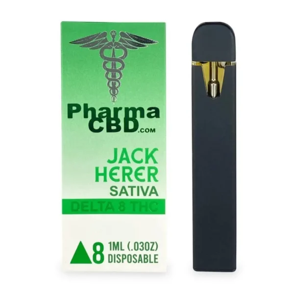 PharmaCBD Delta 8 THC Disposable Vape Pen – Jack Herer
