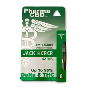 PharmaCBD Delta 8 THC Vape Cartridge – Jack Herer