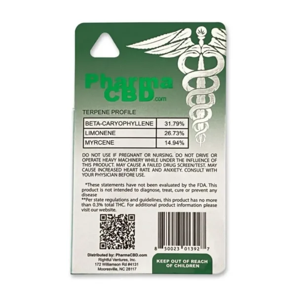 PharmaCBD Delta 8 THC Vape Cartridge – Skywalker OG