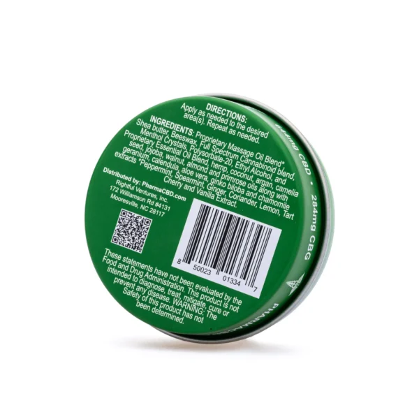 PharmaCBD Topical Salve (894 mg CBD & 492 mg CBG)