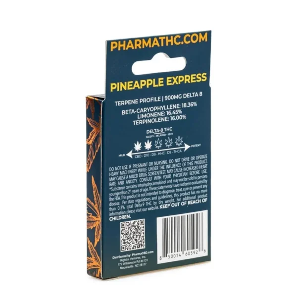PharmaTHC Delta 8 THC Vape Cartridge – Pineapple Express