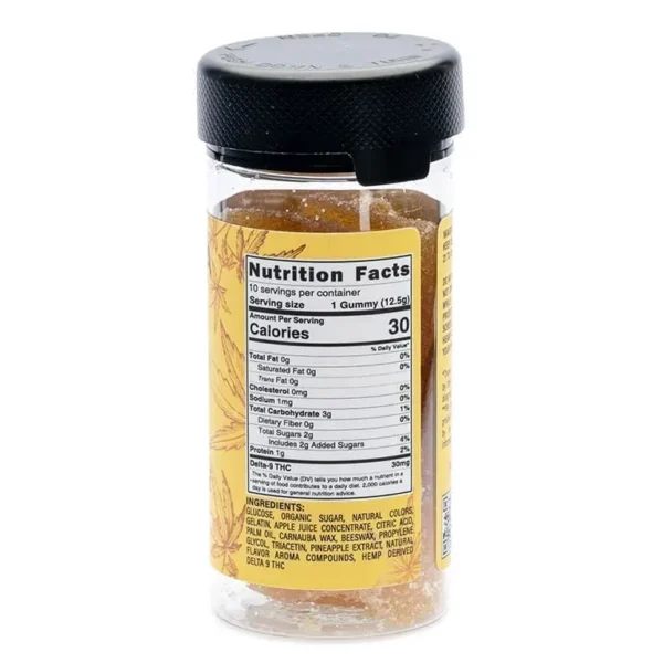 PharmaTHC Delta 9 THC All Natural Gummies – Pineapple Paradise