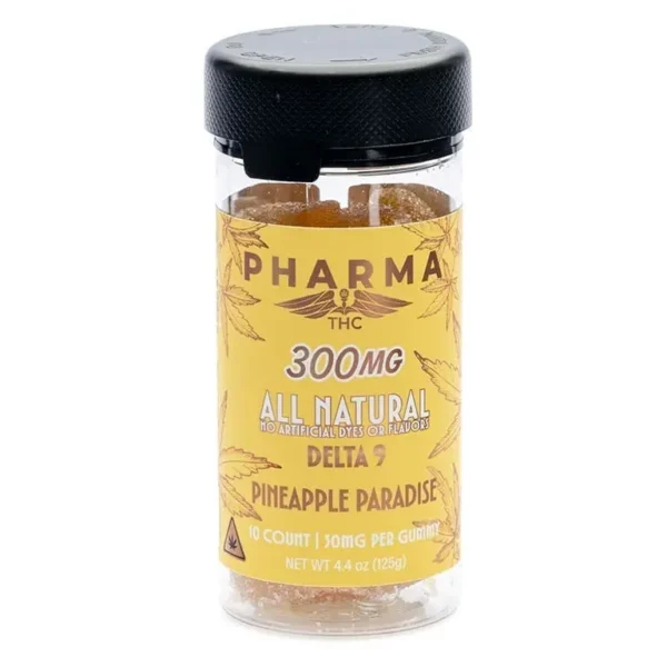 PharmaTHC Delta 9 THC All Natural Gummies – Pineapple Paradise